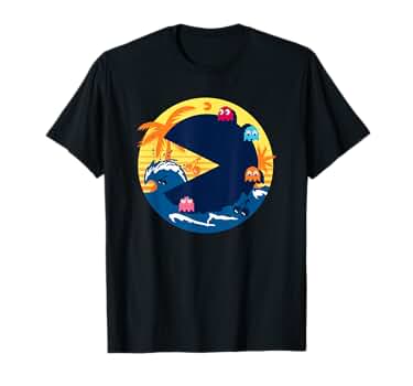 Amazon | パックマン Tシャツ | Tシャツ・カットソー 通販